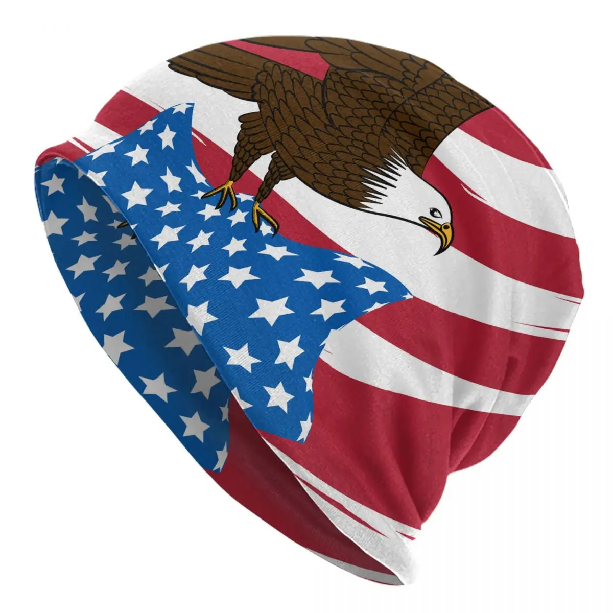 American Flag Adult Men's Women's Knit Hat Keep warm winter knitted hat