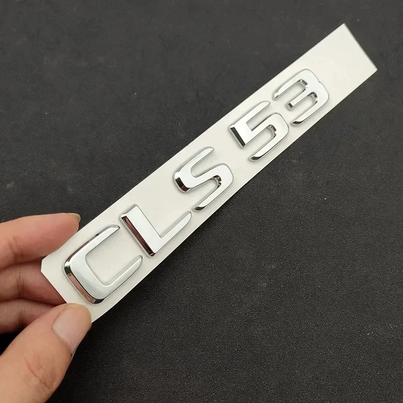 Наклейка на багажник автомобиля 3D ABS глянцевый черный хром CLS53 CLS63 для Mercedes CLS 53 63 AMG