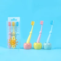 3pcset baby cute soft bristled toothbrush for children teeth cartoon training toothbrushes baby dental care tooth brush