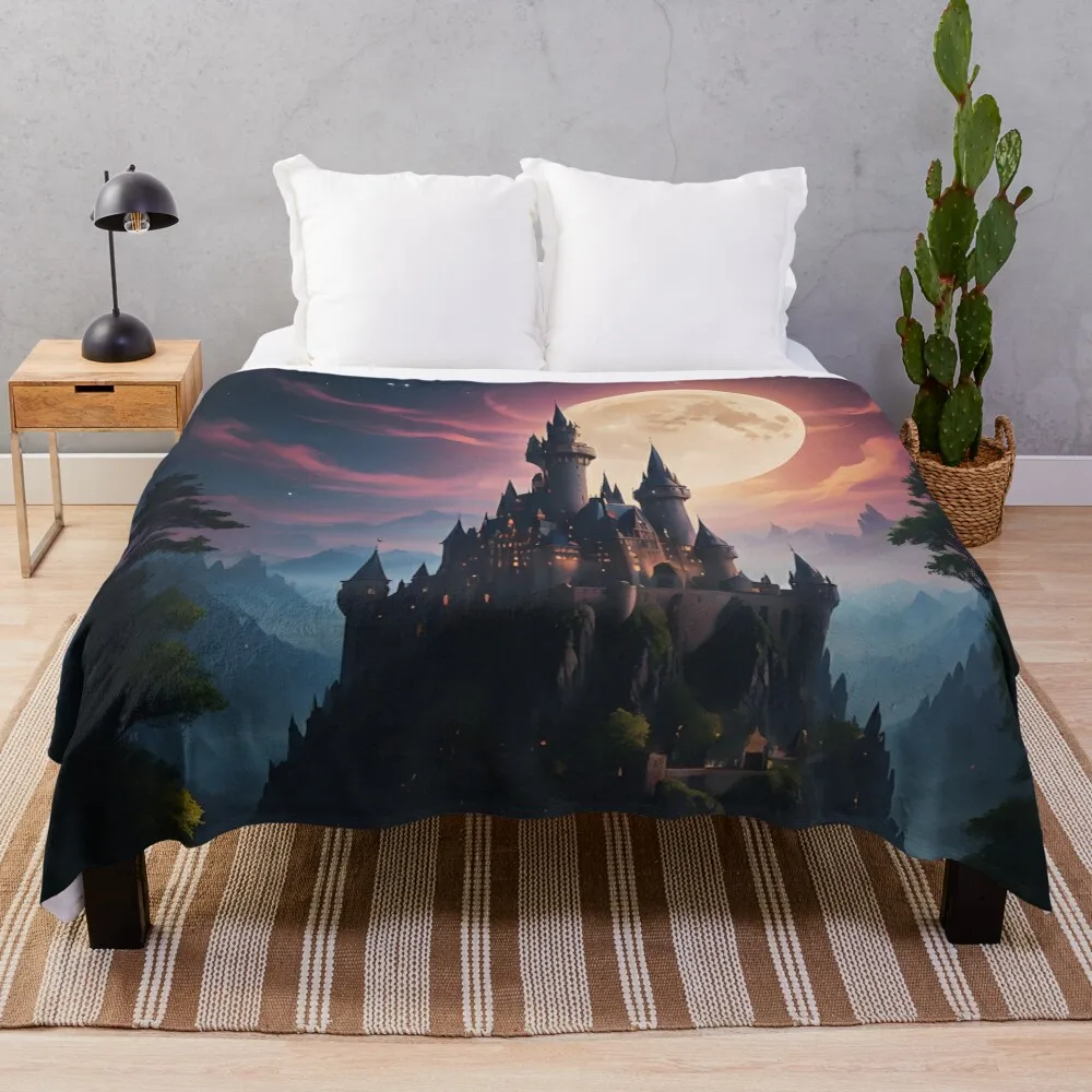 Чехол для телефона Волшебный замок ночью от NoarusRainbowLand — сказочное фэнтезийное