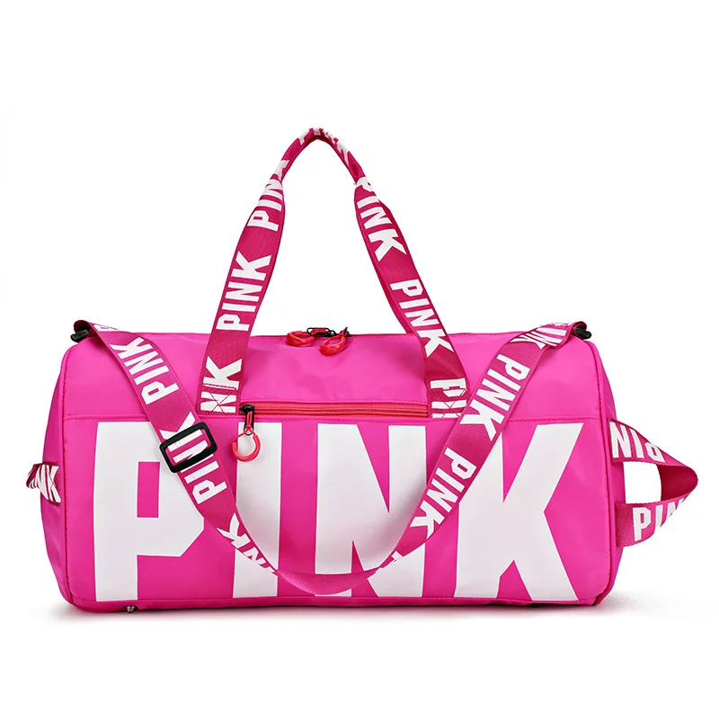 

2022 Letter Travel Bag Female Fitness Training Duffle Bags For Girl Teenager Yoga Trip Large Capacity Waterproof Gym Sport Bag