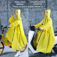 raincoat womens long full body foot covering jacket mens rainstorm protection outdoor electric bike transparent riding poncho