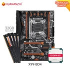 Материнская плата HUANANZHI X99 BD4 X99 с Intel XEON E5 2696 v3 с 4*8G DDR4