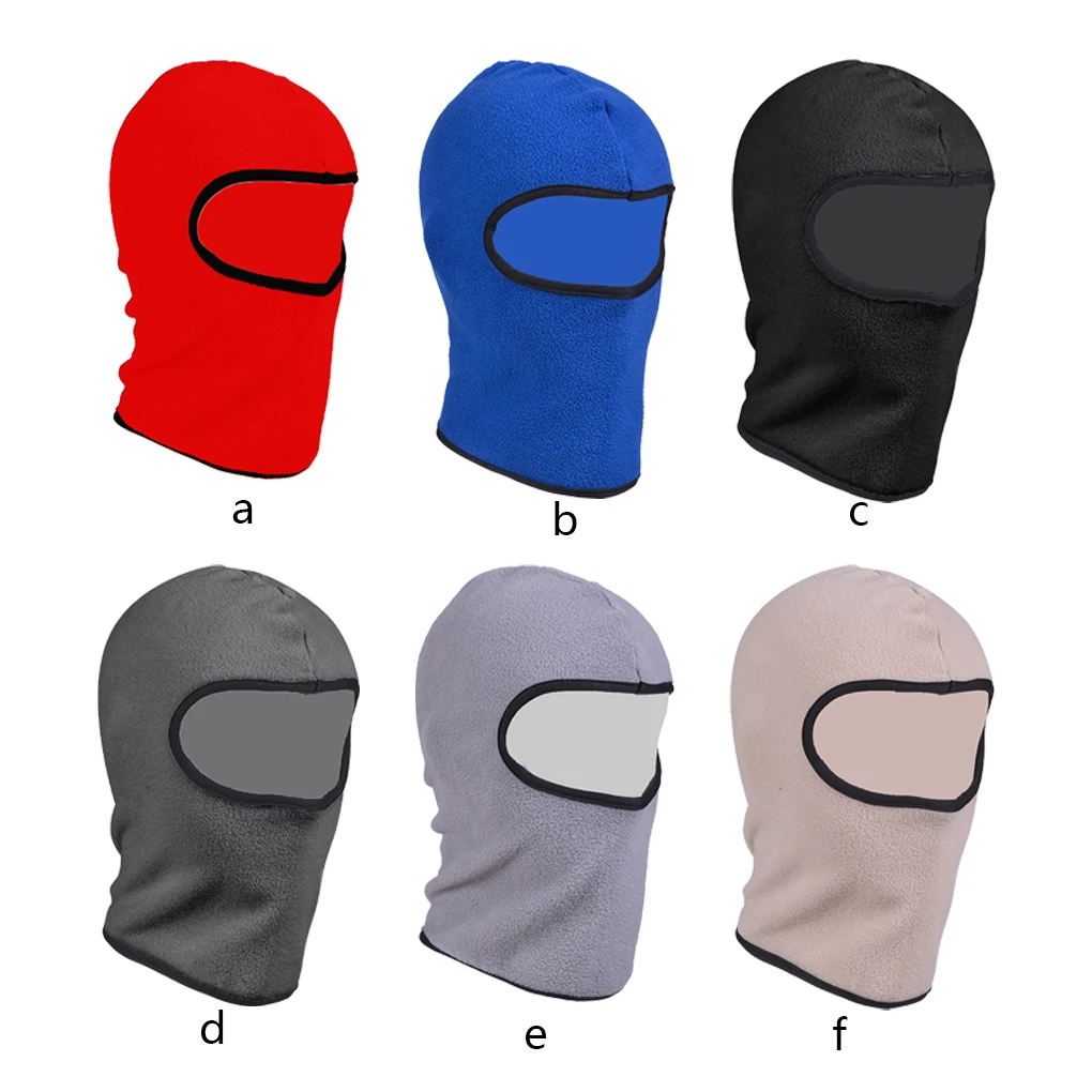 

Motorcycle Accessories Balaclava Face Guard Hats Sunproof Warmth Protective Gear Simple Color Motor Supplies Ski red