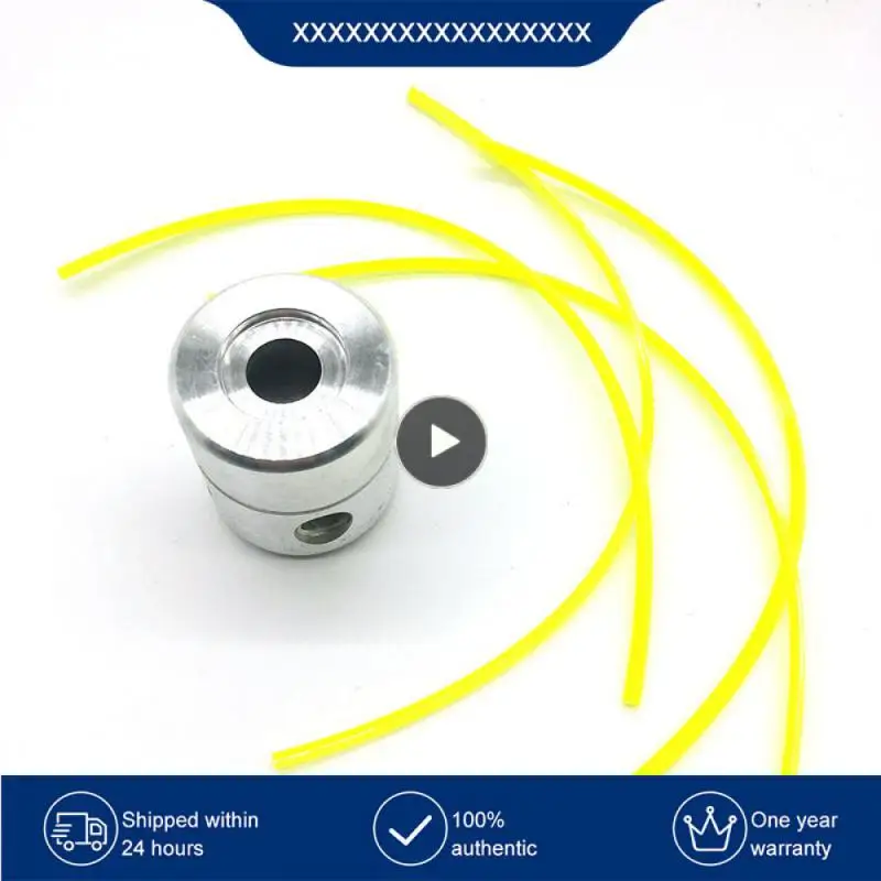 

Головка газонокосилки цилиндрическая для стриммера, универсальная из серебристого алюминиевого сплава, аксессуары для стрижки травы