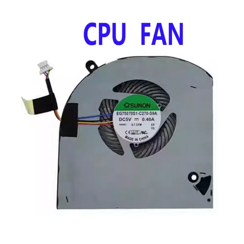 Для DELL Alien15 R3 R4 CPU GPU Fan P69F EG75070S1-C270-S9A