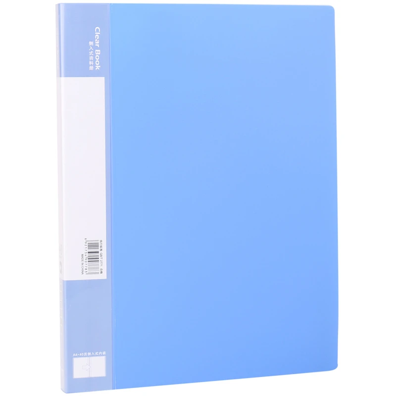 

DL 5038 хорошие книги A4 с боковым входом типа «социальные услуги», прозрачная вставка для файлов, 40 страниц бумажных пакетов, канцелярские прин...