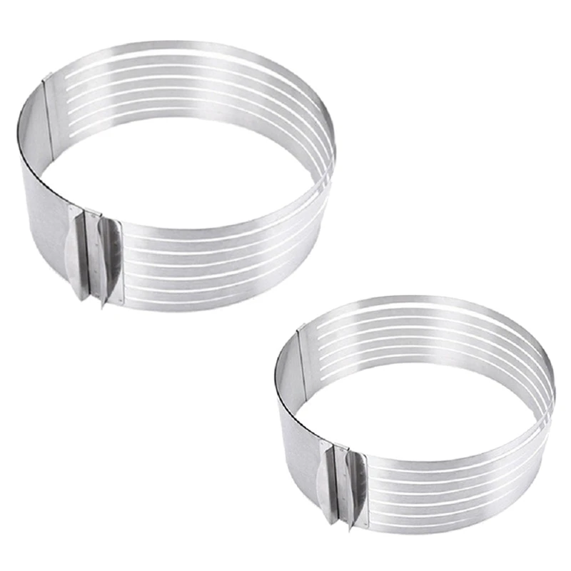 

Adjust Cake Knife Slicer Stainless Steel Round Bread Cake Slice Knife Mold Cake Tool DIY Cake Decorating Tool