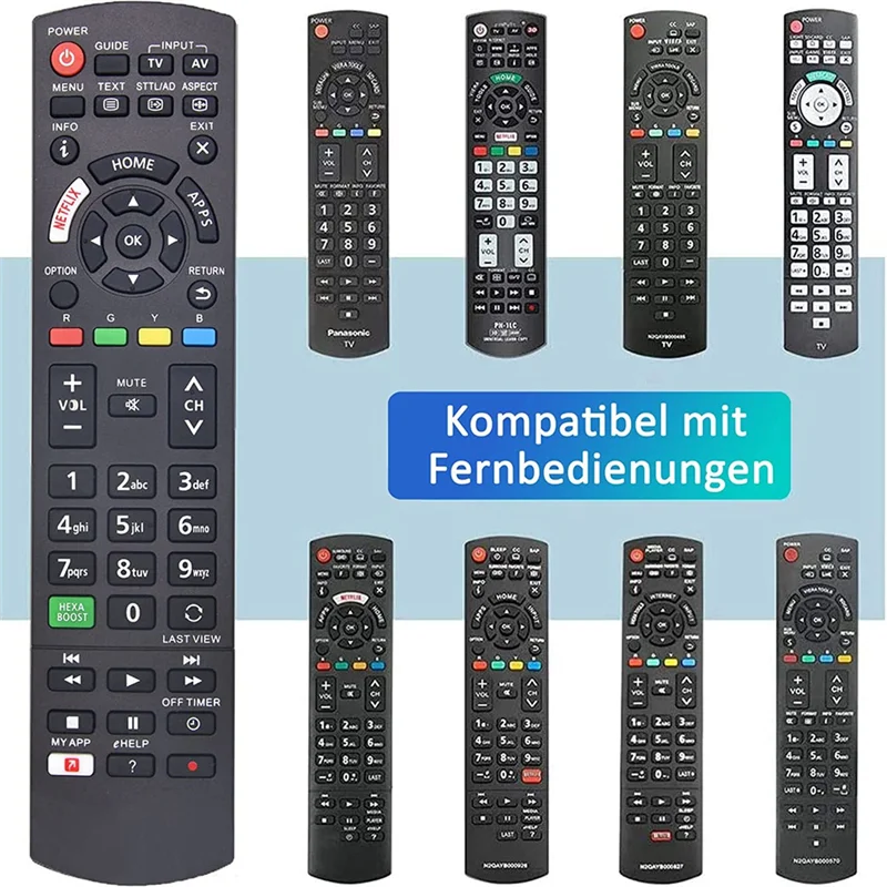 Универсальный пульт дистанционного управления для Panasonic TV Viera LCD LED 3D с Netflix кнопки