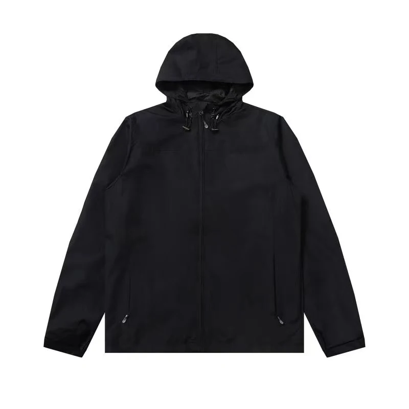 Autumn And Winter Leisure Thin Hooded Jacket Men And Women With Wind And Waterproof Coat