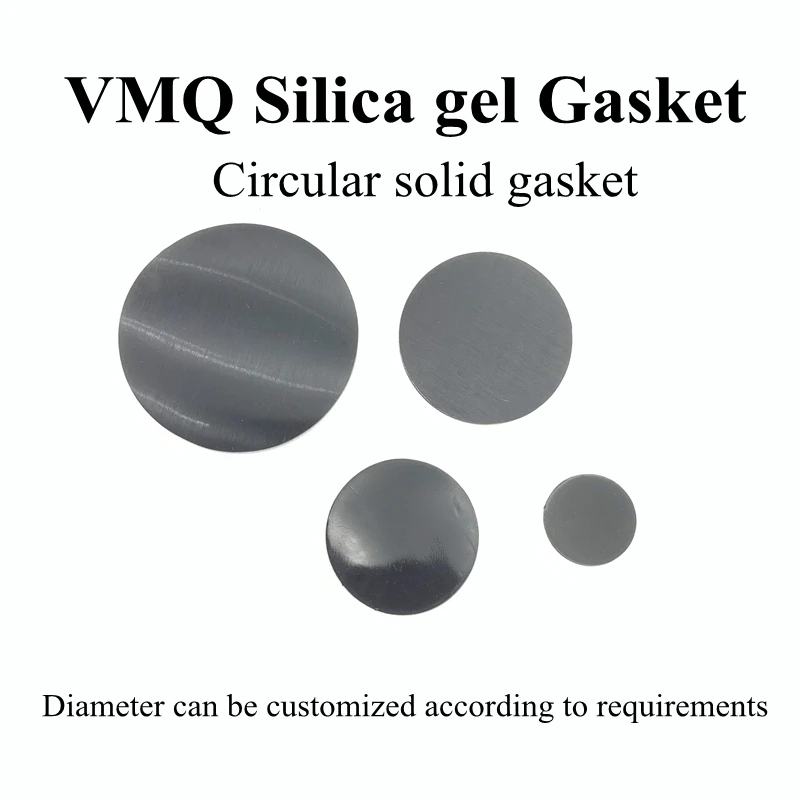 

Black Round Silicone Rubber Sheet Seal Gasket Diameter 8/10/12/15/16/18/20/25/30/40/50/60/70/80/90/100mm Thick 1/2/3/4/5mm