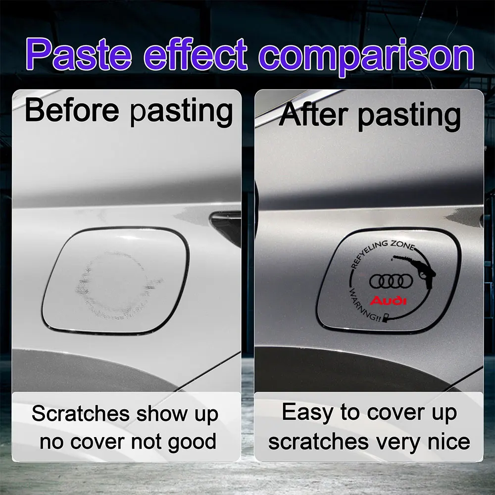 Наклейка внешняя для Audi A1 A2 A3 A4 A5 A6 A7 A8 Q1 Q2 Q3 Q4 Q5 Q6 Q7 Q8 TT RS3 RS7