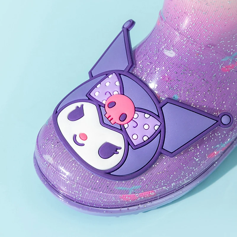 Детские Непромокаемые Сапоги Sanrio Непромокаемая Нескользящая Обувь С Блестками