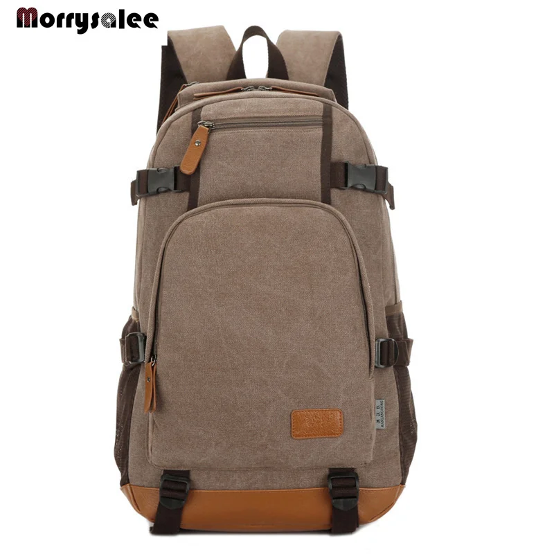 

2023 Men's Backpack Male Canvas Laptop Backpack Computer Bags high school student college students bag male Men Travel Bags