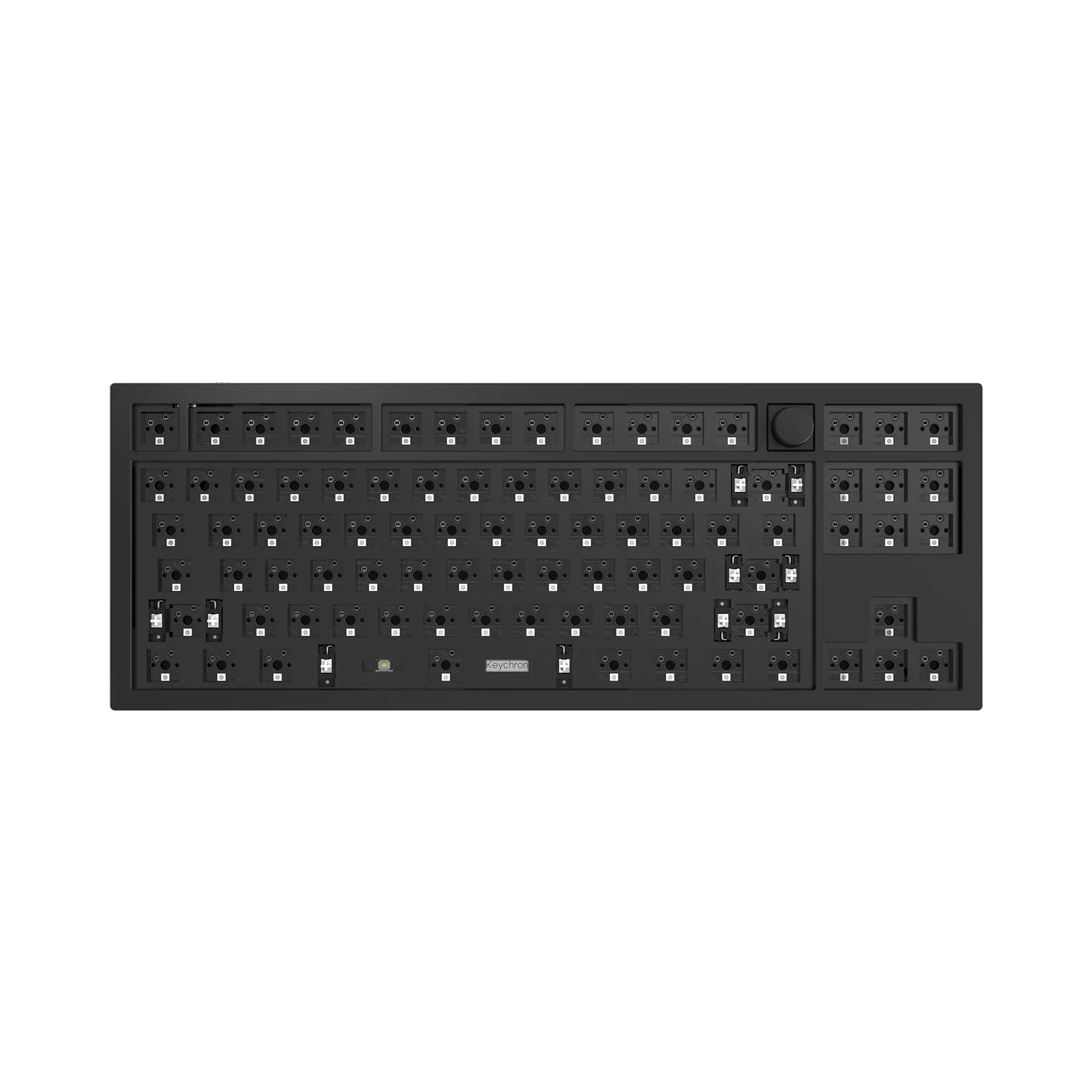 Keychron Q3 QMK Barebone Knob Custom Mechanical Compact 80% Layout Keyboard