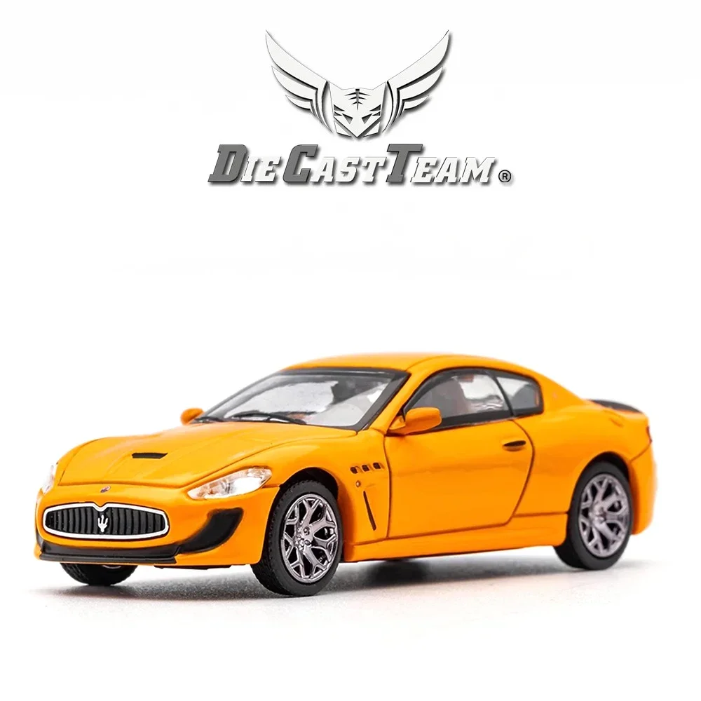 1/64 Maserati GT sport odlewany model motoryzacyjny ozdoby Cas zabawki dekoracje na prezenty świąteczny prezent dla chłopców