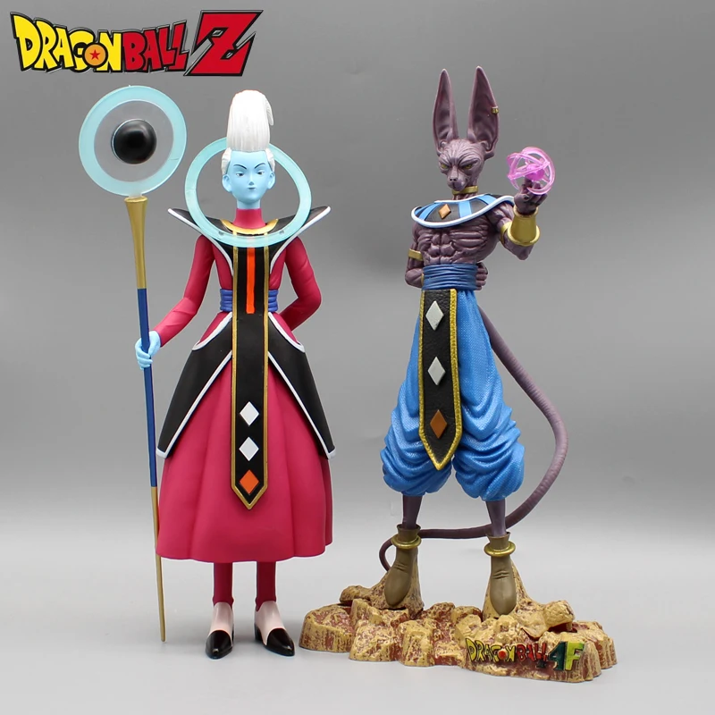 

Dragon Ball Z Super Anime Figure Angel Whis Gods of Destruction Beerus Manga Statue Action Figurine Collection Model Toys Gift