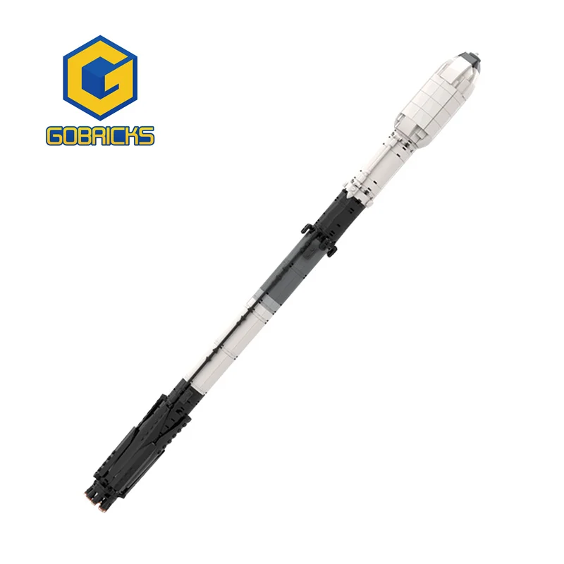 

Gobrick MOC Ultimate Space X Falcon масштаб 9: 110, набор строительных блоков, искусственная спутная Вселенная, автомобиль, кирпичи, игрушки