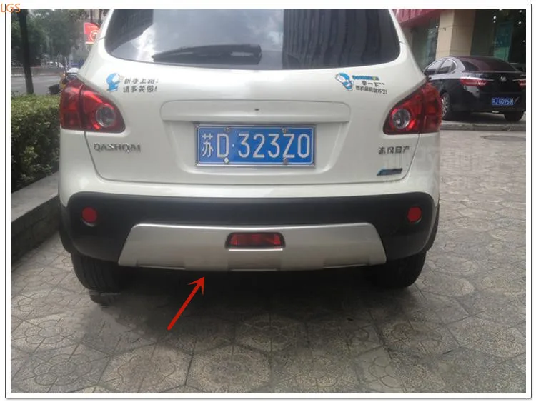

Передние и задние бамперы из АБС-пластика для Nissan Qashqai 2008-2015, защита от царапин, автомобильные аксессуары