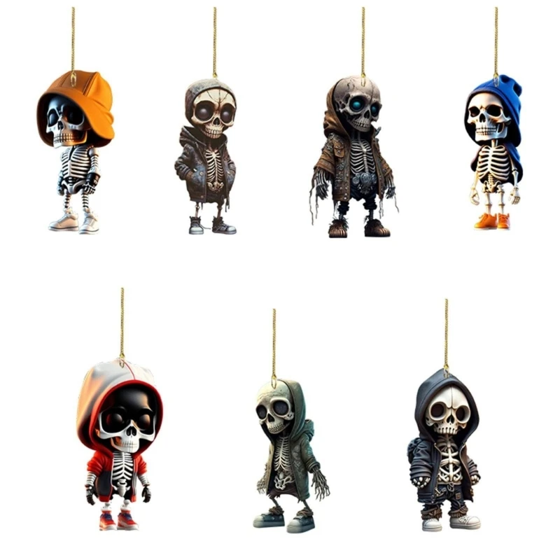

Horror Skull Pendant Decorative Charm Household Children Girl Boys Festival
