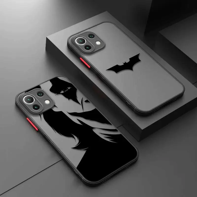 

Matte Case For Xiaomi Poco X3 NFC X3Pro M5 M3 F1 F3 for Mi 11 12 13 11X 12X Pro 12T 11T 10T Pro Marvel B-Batman-Superman-Joker