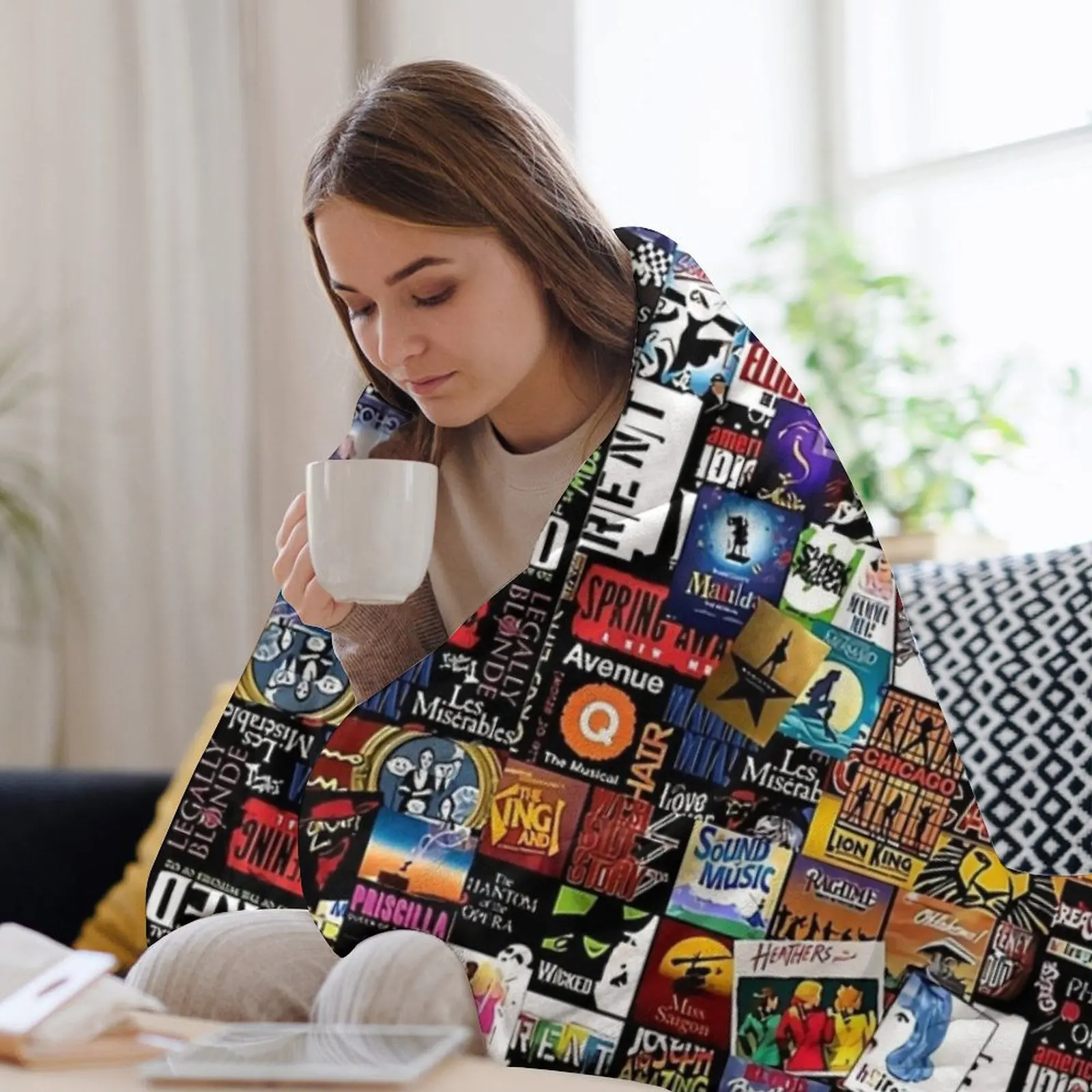 Музыкальное одеяло Collage II Большие одеяла и