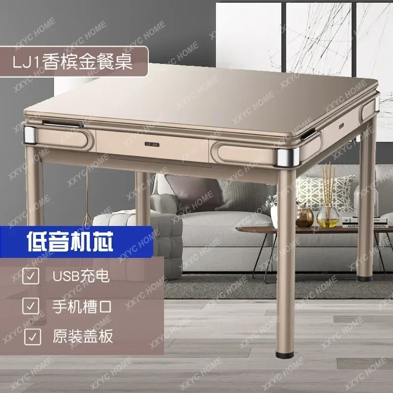 Электрическая машина для маджонга Автоматический обеденный стол Стол двойного