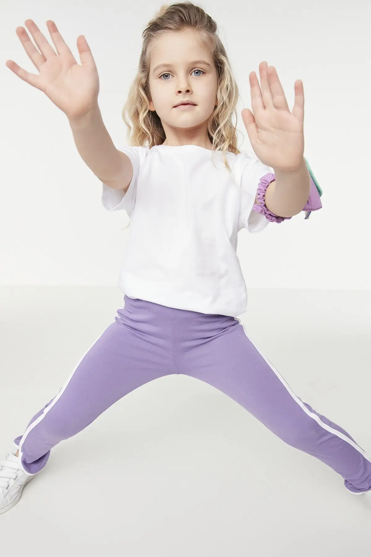 

Ribbon Detail Female Child Knitted Leggings TKDSS22TA0016