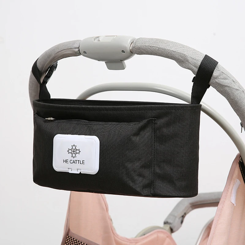 

Baby Stroller Organizer Cup Holder Stroller Bag Baby Car Bag Trolley Bag Large Capacity Travel Baby Stroller Accessories Mom Bag