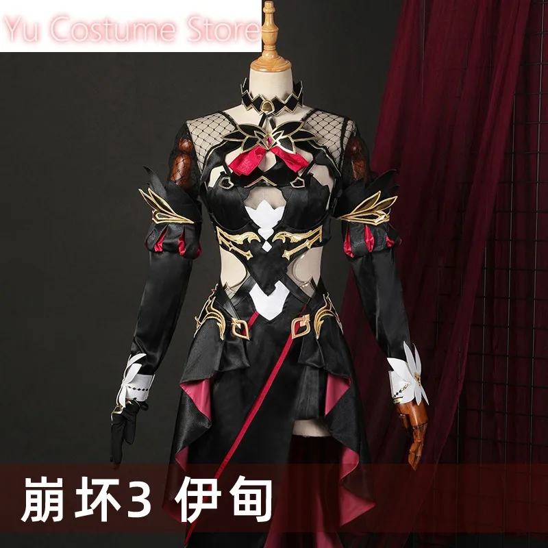 Ю костюм аниме! Honkai Impact 3rd Eden игровой элегантное платье униформа косплей Хэллоуин