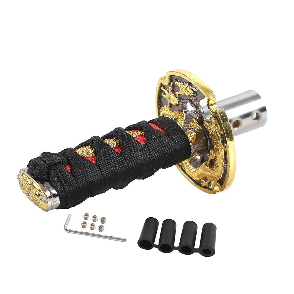 Универсальный JDM самурайский меч Ручка Переключения 100 мм Катана нож ручка