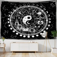 constellation sun and moon tapestry hippie boho mandala wall hanging waves tree of live tapestries backdrop ceiling table cloth