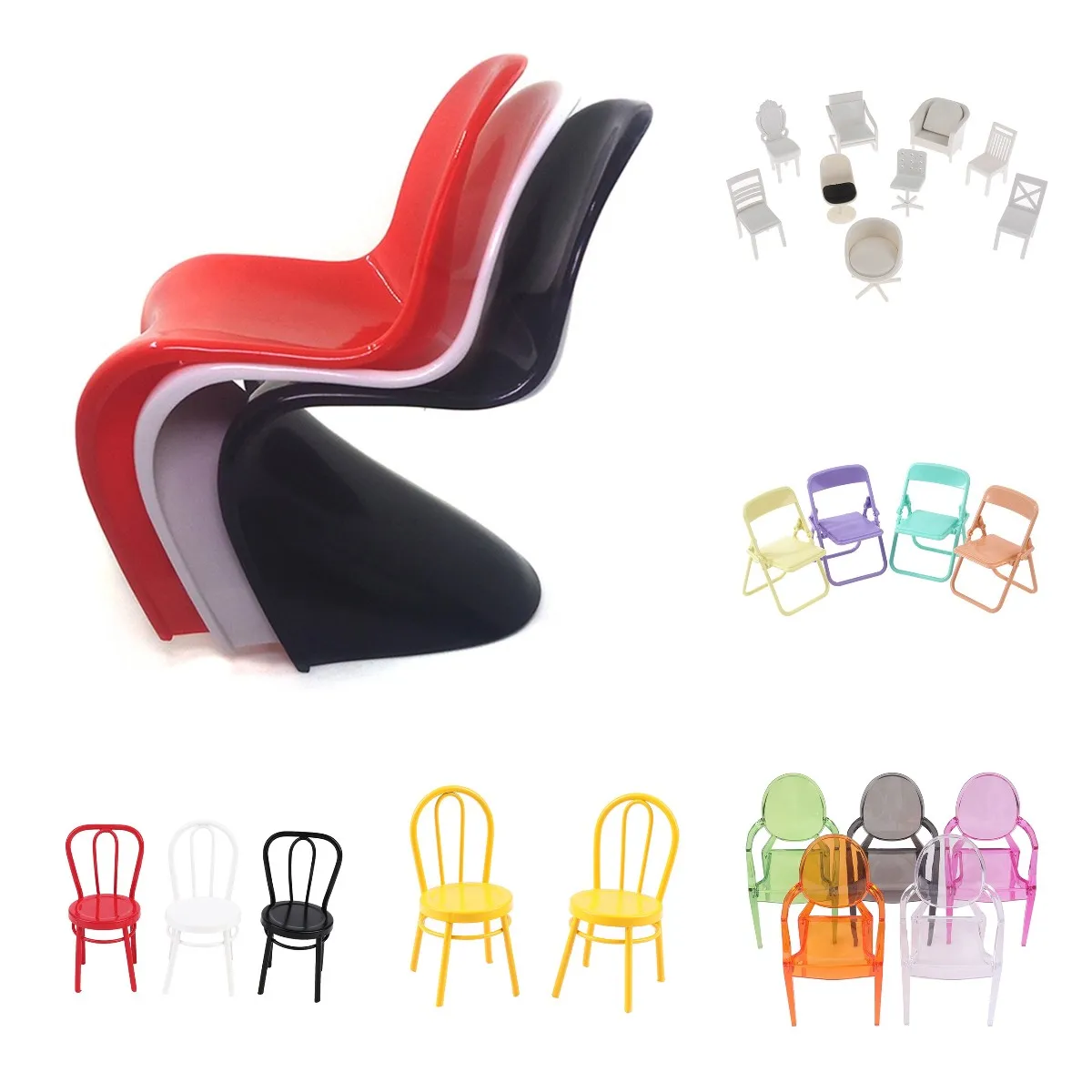 Hemp Rope Seat For Dolls House Accessories Decor Toys