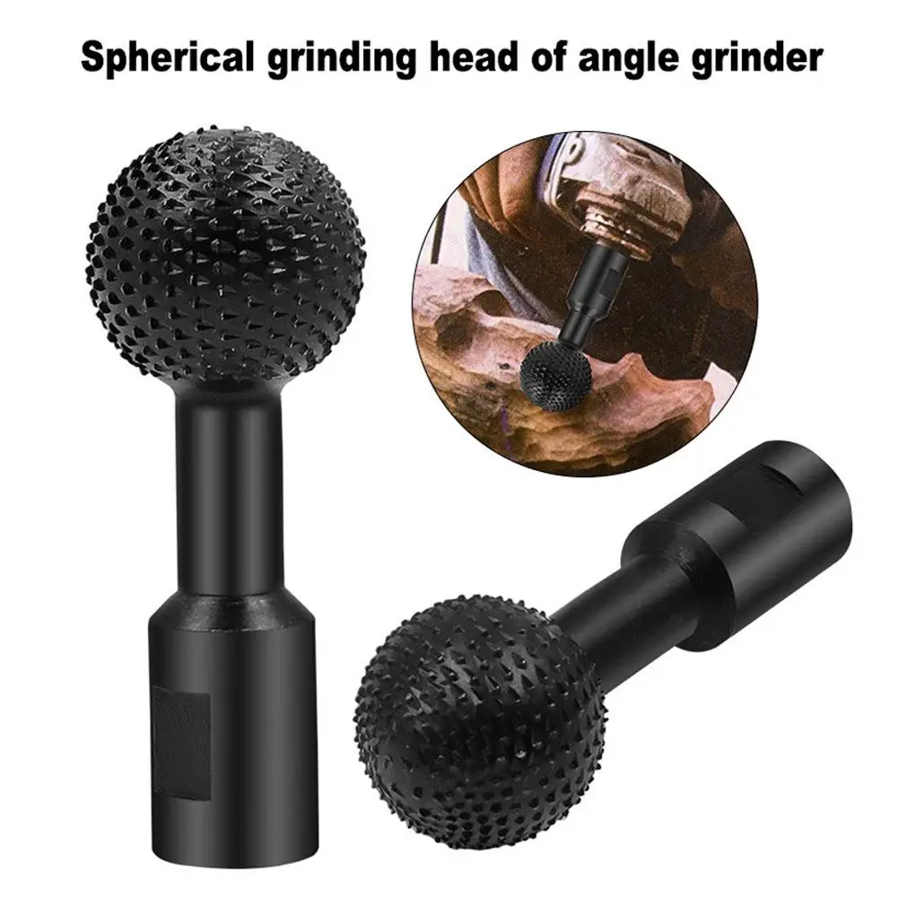 

Angle Grinder Ball Grinding Head Ball Chisel Grinding Woodworking Polishing Head Production Accessories Tool Engraving J8I3