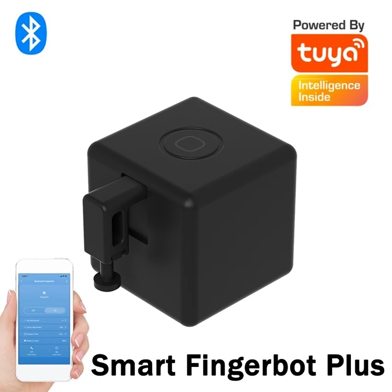 

TUYA Smart Fingerbot Plus Bluetooth Knop Pusher Smart Home Smart Life App Voice Control With App
