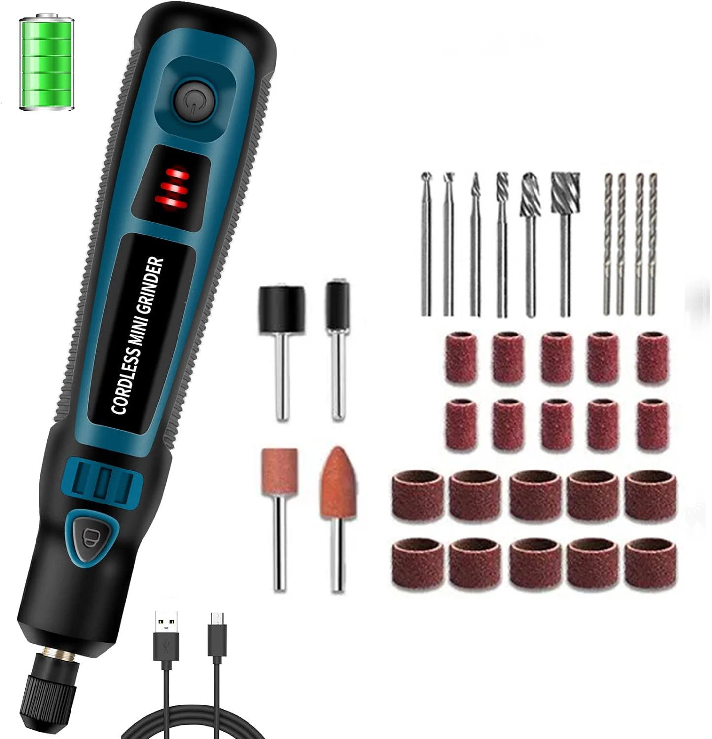 Миниатюрный электрический шлифовальный инструмент многофункциональная ручная