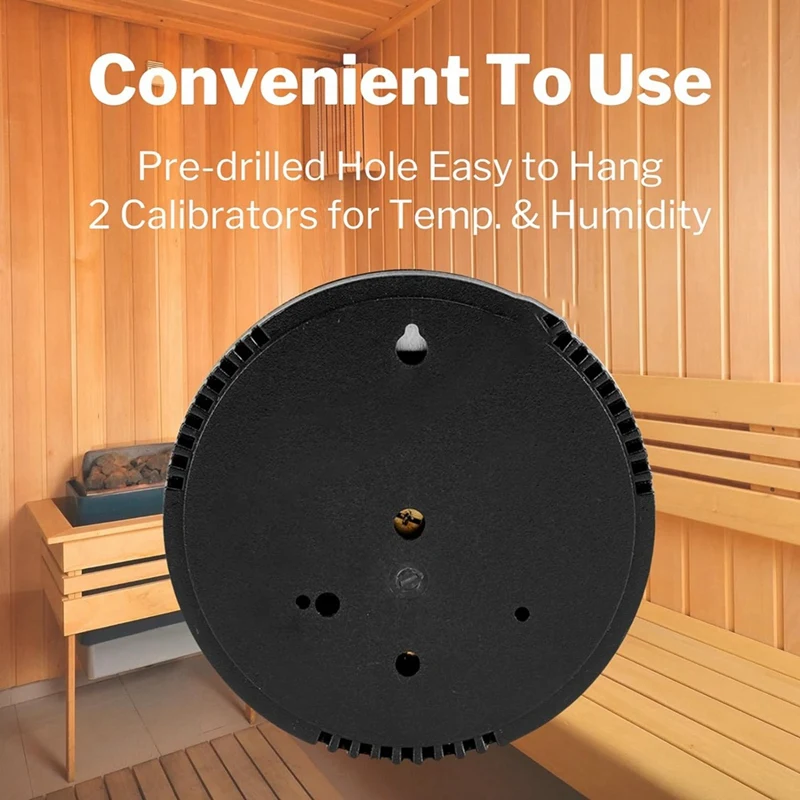 2 в 1 термометр для сауны по Фаренгейту и гигрометр монитор температуры влажности