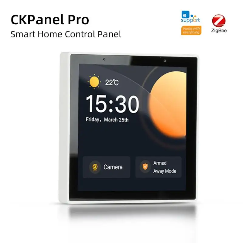 EWelink CKPanel Pro Smart Home Control Panel Scene Wall Switch Thermostat Built-In Zigbee Gateway For Alexa Google