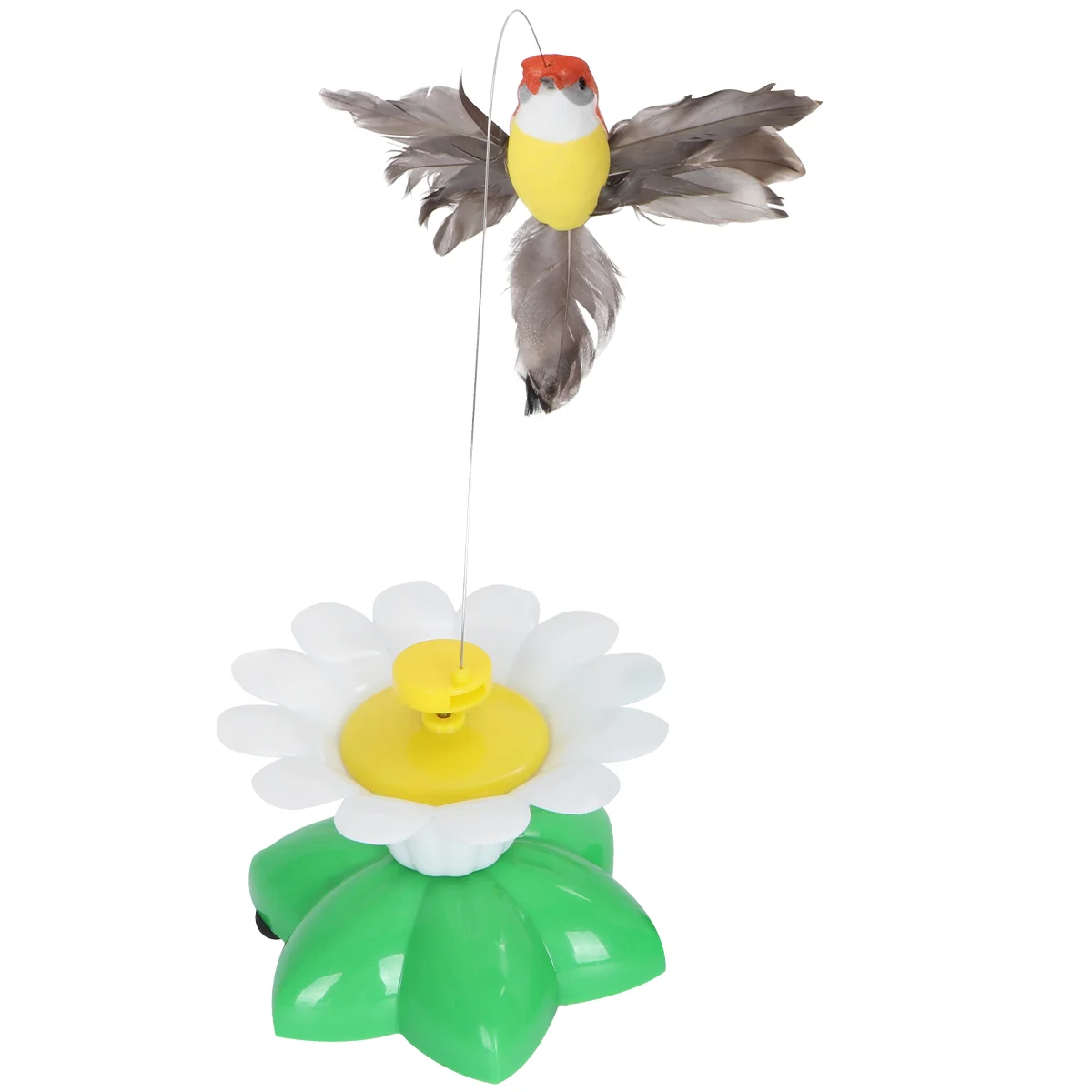 

2pcs Cat Interactive Teaser Toys Electronic Rotating Bird Playing Toys for Kitten Cat