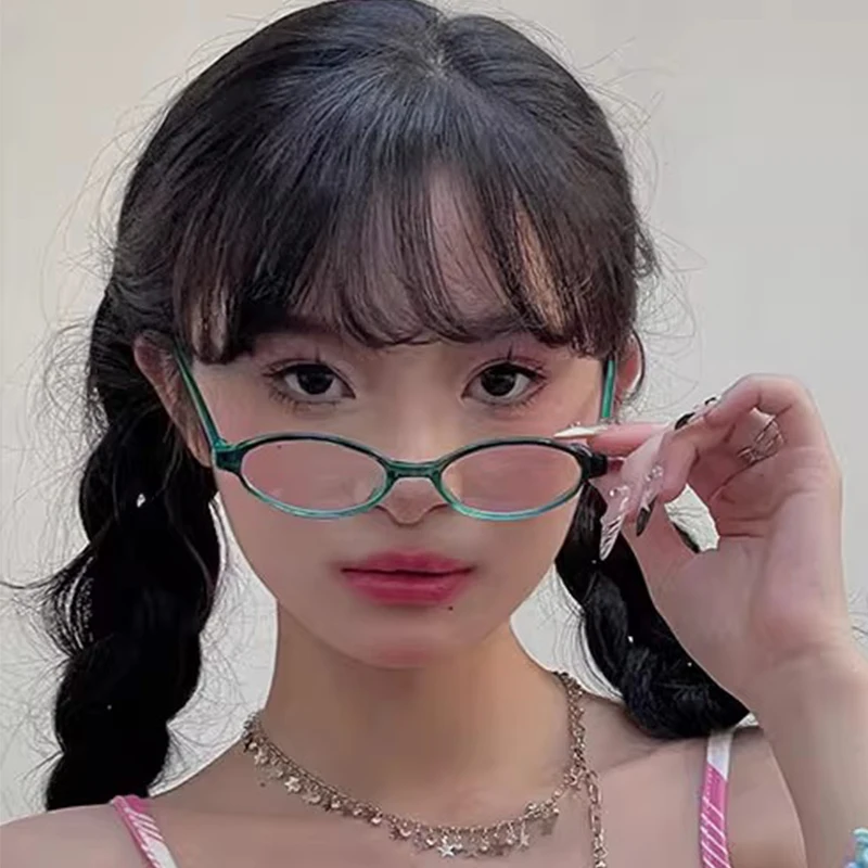 Женские очки для компьютера Y2k с защитой от синего света | AliExpress