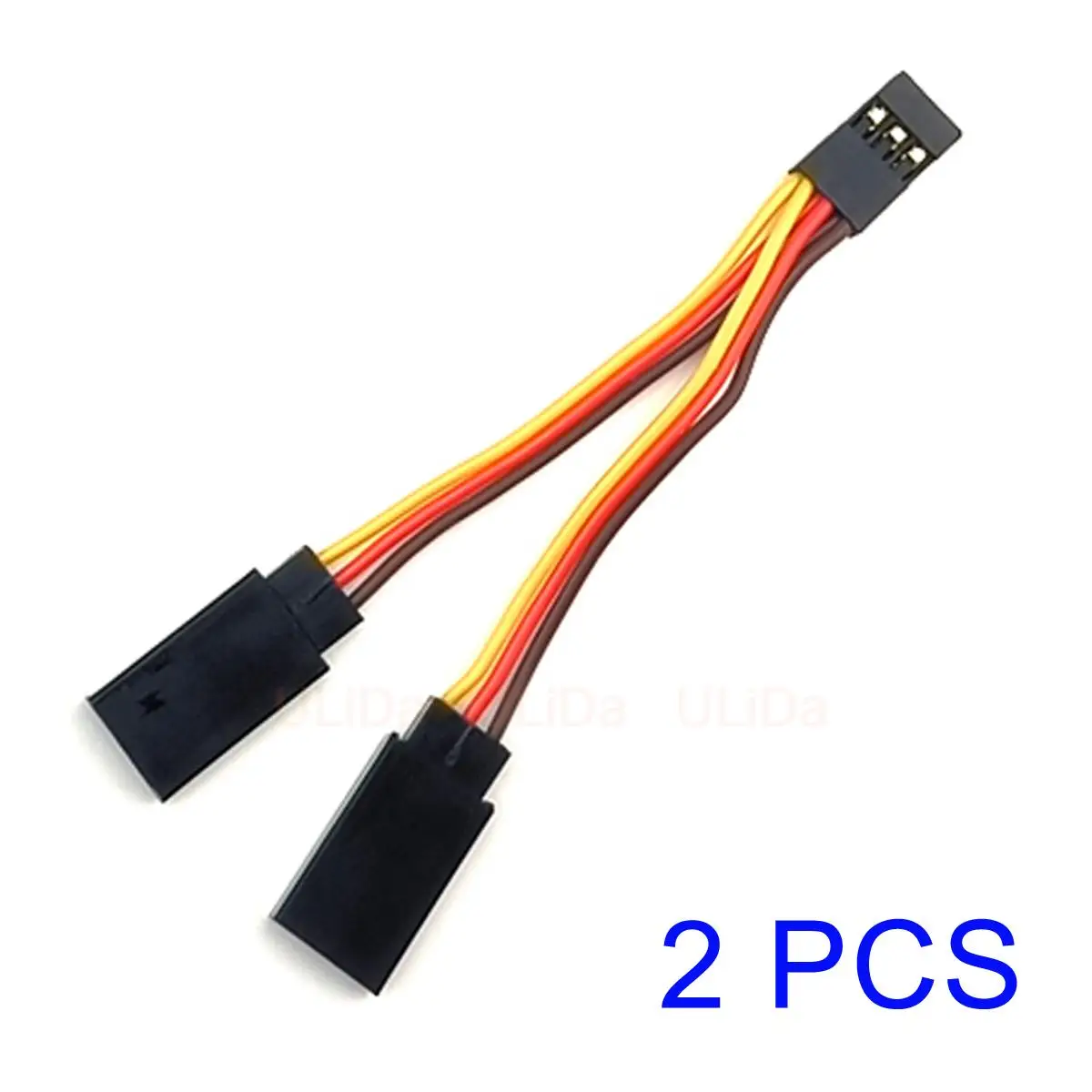 

Удлинительный кабель R/C 1to2, Y-образный кабель-разветвитель для РУ самолетов, дронов, БПЛА, лодок, автомобилей, вертолетов, JR 90 мм