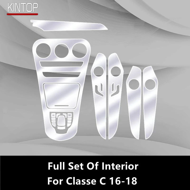 

Для Mercedes-Benz Classe C/GLC W205 X253 салон автомобиля, центральная консоль, прозрачная защитная пленка из ТПУ, ремонтная пленка против царапин