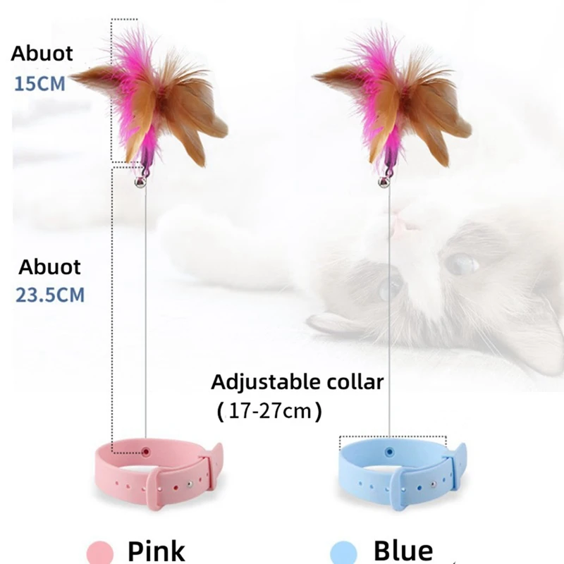 Синяя забавная палочка для перьев игрушечная тренировочные игрушки с