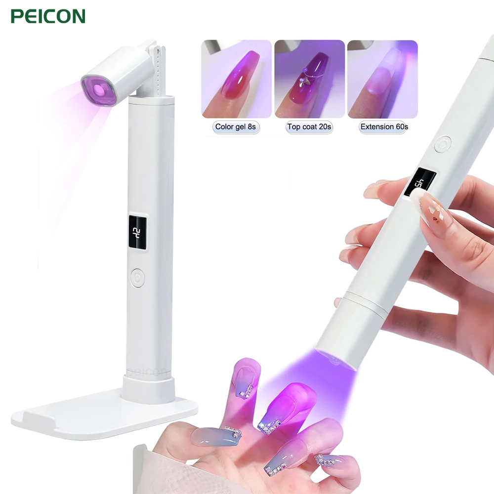 УФ-лампа для сушки ногтей Портативная USB-лампа быстрой гель-лака