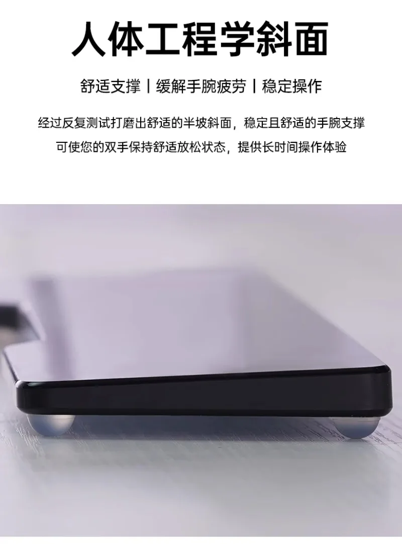 Черная акриловая механическая клавиатура подставка для рук коврик запястья