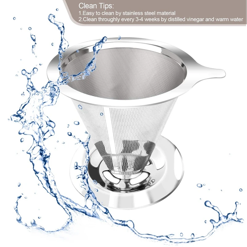 Капельница для кофе фильтр медленного капельного с 40 фильтрами бумаги прочная