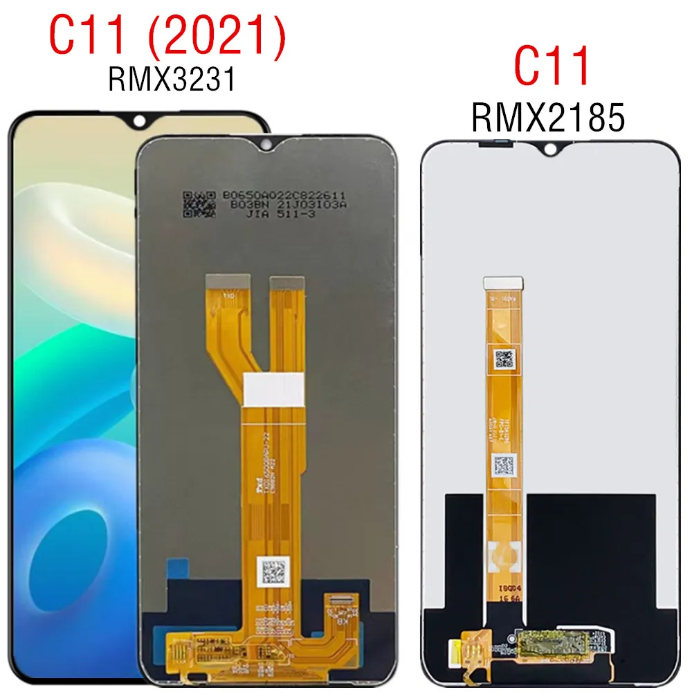 

For Realme C11 2021 RMX3231 LCD Display Touch Screen Digitizer Assembly Replacement For Realme C11 RMX2185 Screen