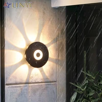 2022 waterproof 468w round led wall lamp creative home indoor room decoration wall light 3000k 6000k outdoor porch lighting