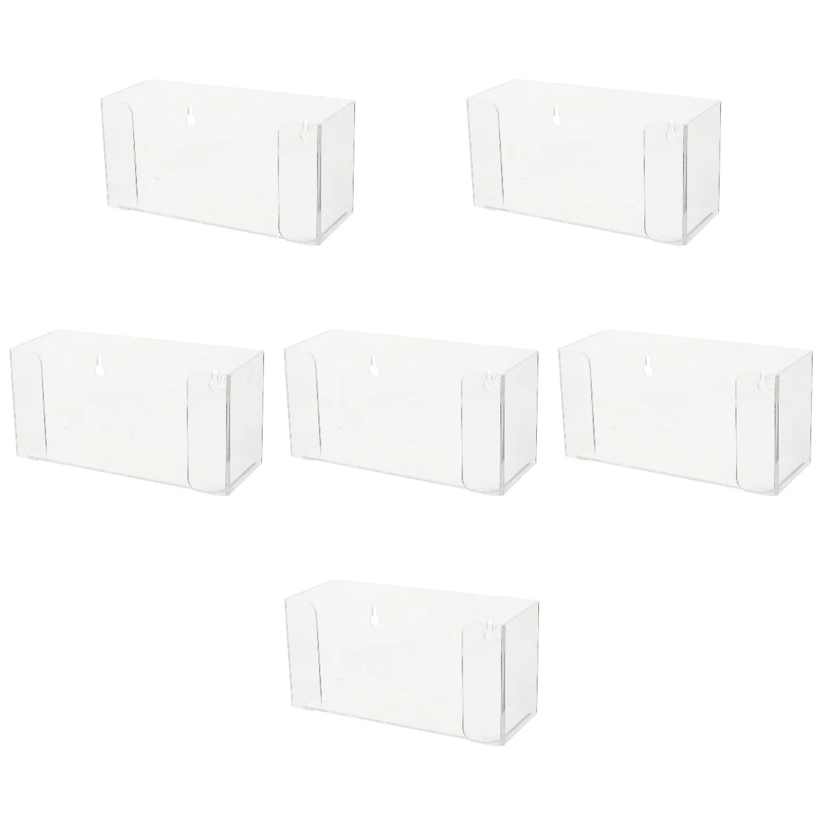 

Tissue Box Holder Napkin Bathroom Wall-mounted Clear Mask Container Dispenser Gloves Facemasks Disposable