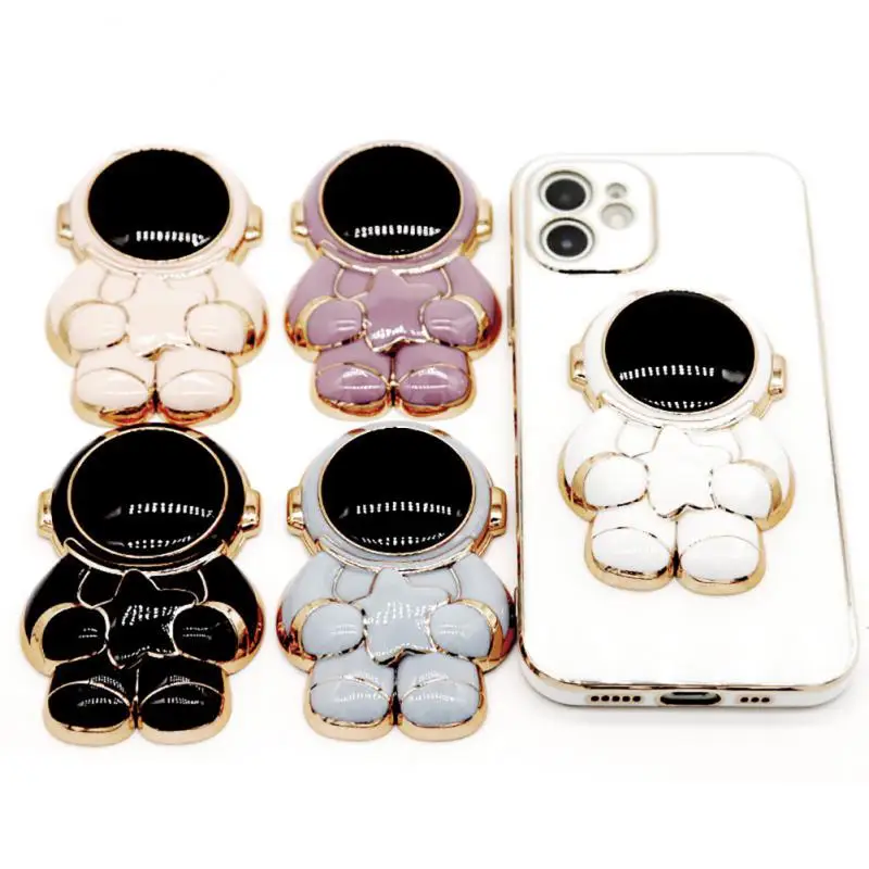 

Cartoon Phone Mount Universal Folding Lazy Desktop Mobile Phone Holder Multifunctional Astronaut Bracket For Cell Phone